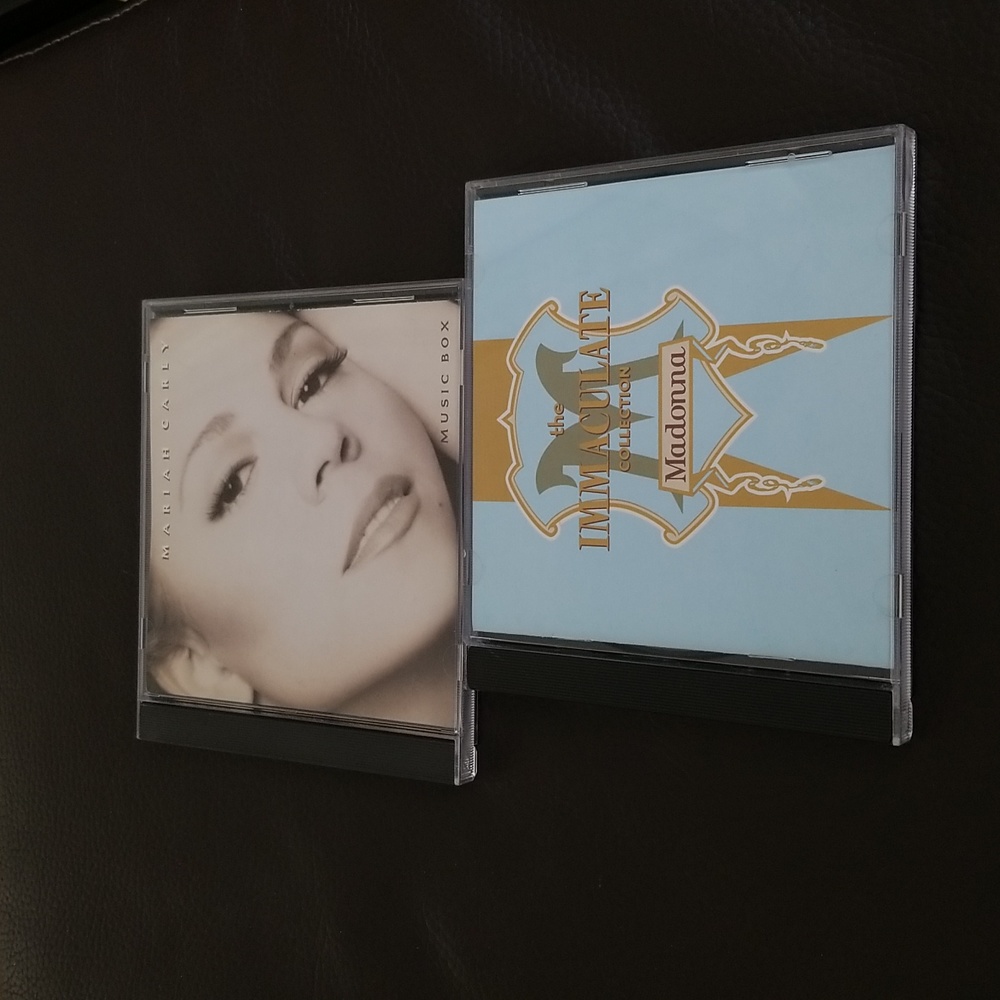 Mariah & Madonna CD lot